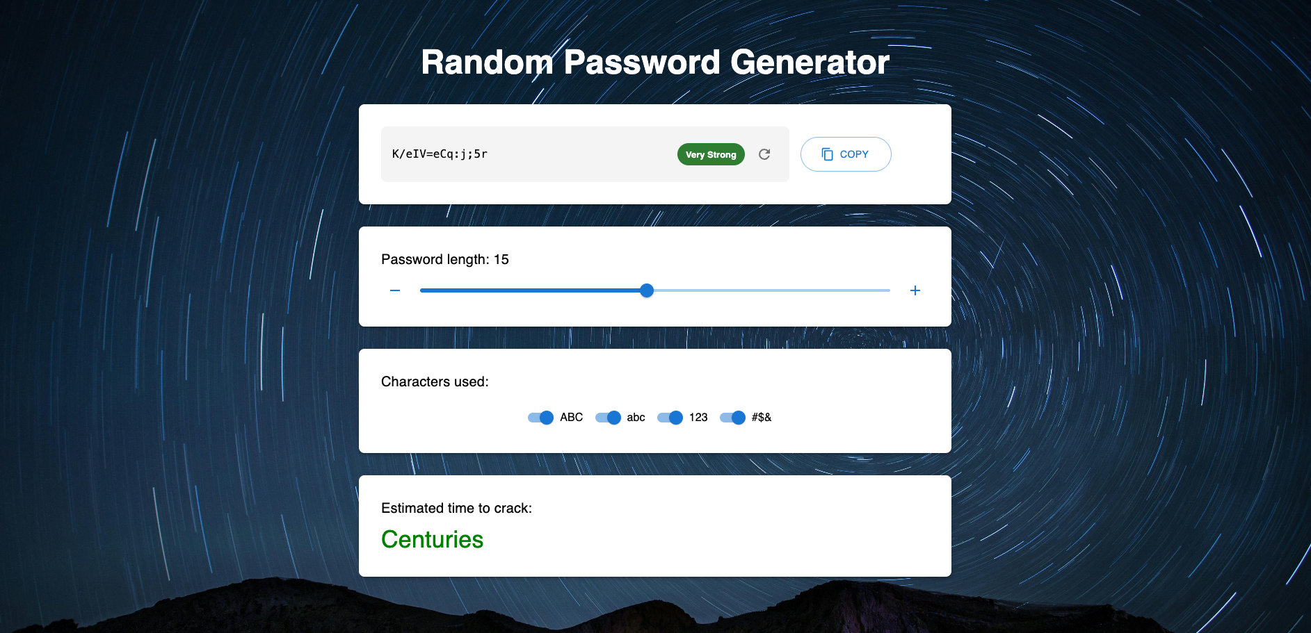 Password Generator 